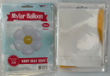 45" Mylar  Balloon  Daisy Flowers 2 pcs white