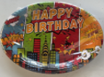 Themed party Plates 9" Superheroes