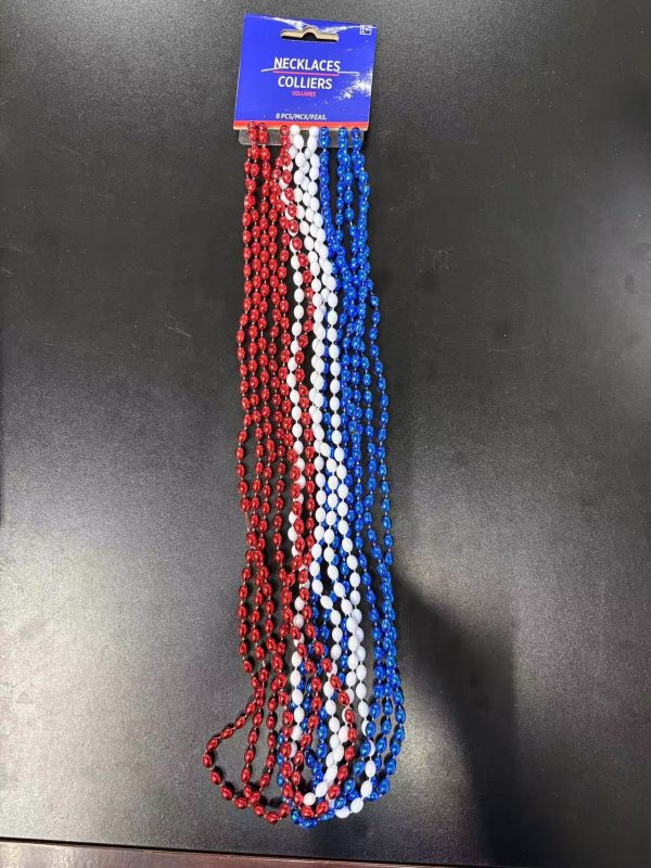 Patriotic Necklaces red/white/blue