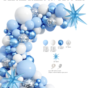 Themed Balloon Garland kit BLUE