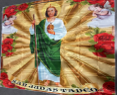 Vinyl Party Backdrop Banner San Judas