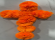 Marigold flower Cross