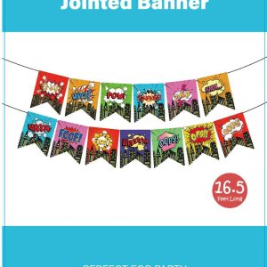 Themed Party Banner, Hero Boom