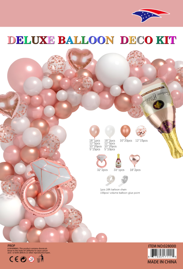 Themed Balloon Garland kit, Bachelorette