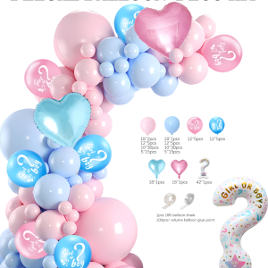 Themed Balloon Garland kit, Gender Reveal