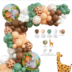 Themed Balloon Garland kit, Safari