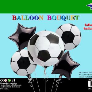 Themed Balloon Bouquet , SOCCER