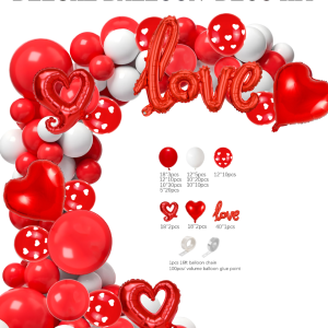 Themed Balloon Garland kit, Love/Valentine