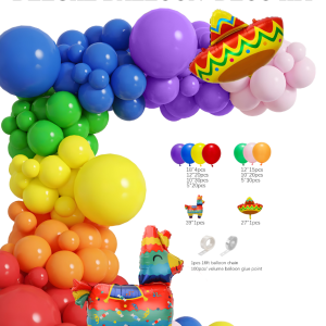 Themed Balloon Garland kit, Fiesta