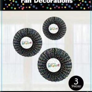 Themed Tissue Fans  Happy Retirement