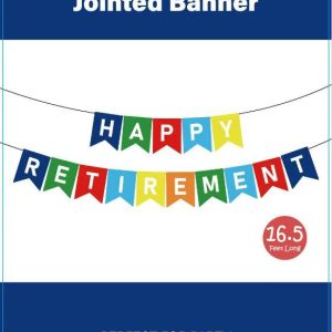 Themed Party Banner, HAPPY RETIREMENT