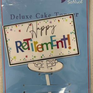 Themed  Cake Topper Happy Retirement
