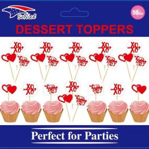 Fancy Party PICKS 50CT Happy Valentine