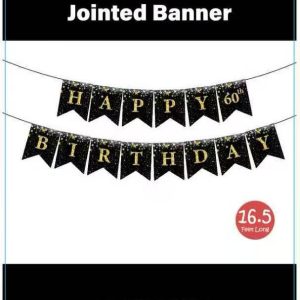 Themed Party Banner, HBD 60th