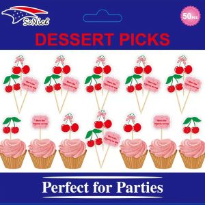 Fancy Party PICKS 50CT Cherry on the Top