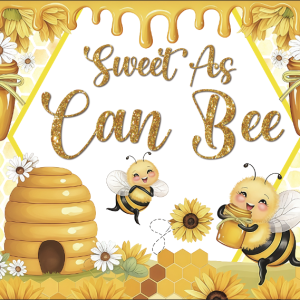 Vinyl Party Backdrop Banner ,BEE