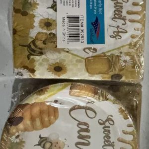 Napkin & plates Party set, Sweet As Can Bee