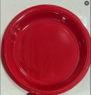 7" Plastic Plates 50 CT Red