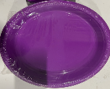 7" Plastic Plates 50 CT pupple