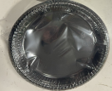 7" Plastic Plates 50 CT Black