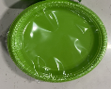 7" Plastic Plates 50 CT Lime Green
