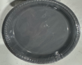 7" Plastic Plates 50 CT Silver