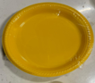 7" Plastic Plates 50 CT Yellow
