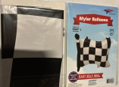 Themed Mylar Balloon 2pcs Cherckered Flag