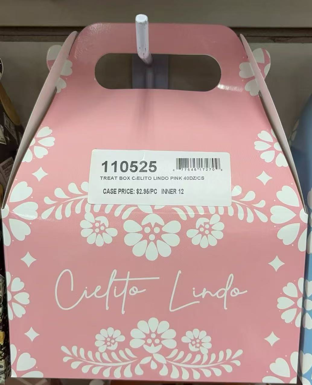 Cielito Lindo Pink Treat Boxes 12CT | Wholesale Party Supplies