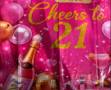 Pink Cheers to 21 Table Cover - Wholesale 21st Birthday