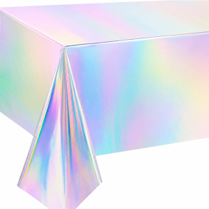 Foil Table Cover Iridescent