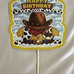 Cake Topper Happy Birthday Playtime Adventure