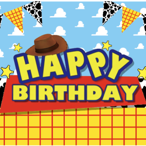 Playtime Adventure Vinyl Backdrop Banner | Wholesale Party Photo Background